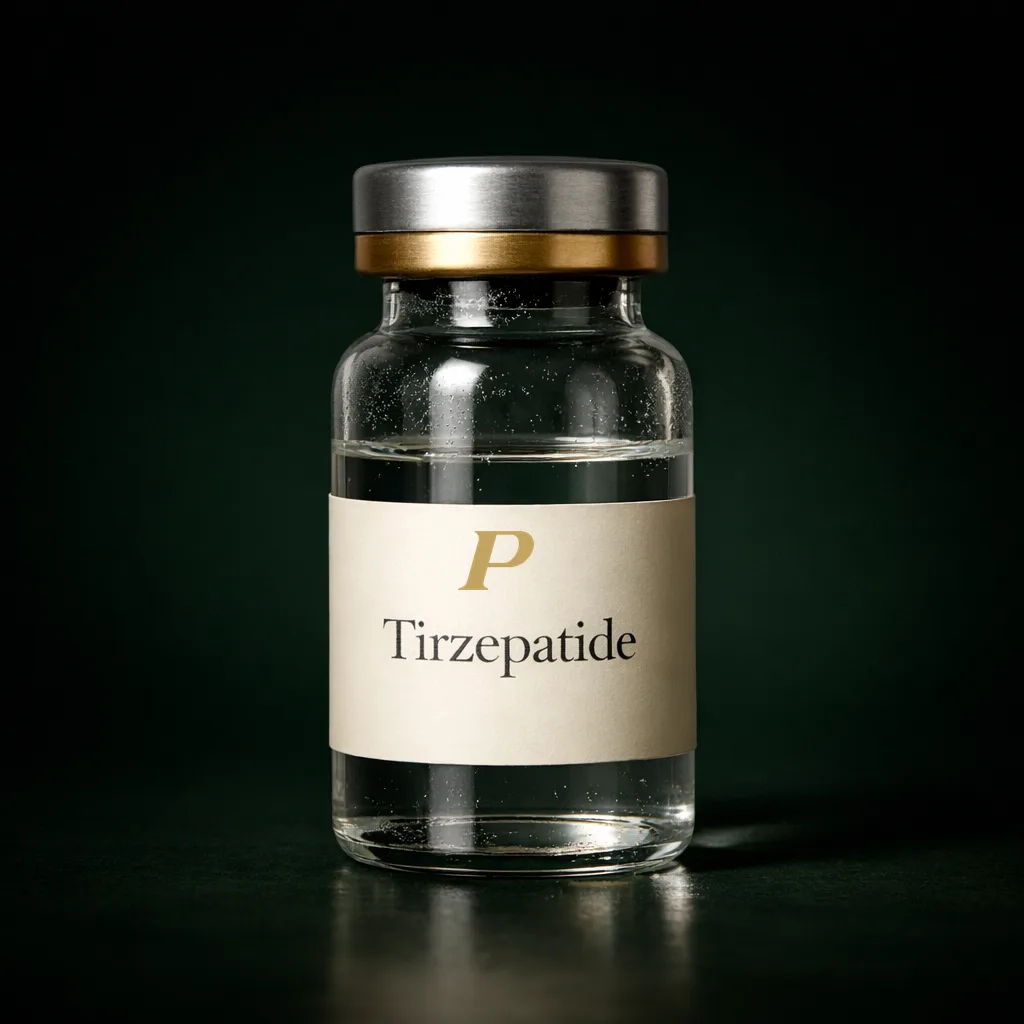 The Pep Club Tirzepatide vial